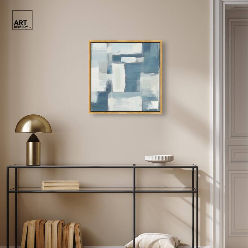 Deconstructed Blue III Canvas by Art Remedy