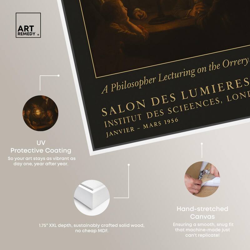 Philosopher Lecturing Canvas by Art Remedy