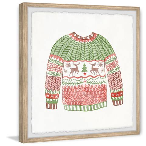 'Christmas Day Outfit' Framed Painting Print