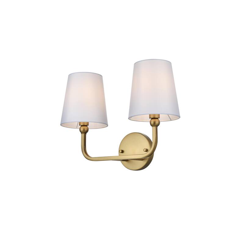 Cole 1 Light Black and Clear Bath Sconce