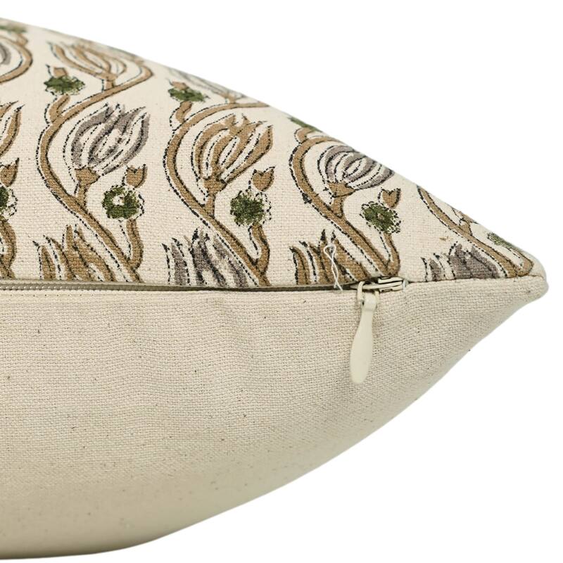 Cotton Bohemian Block print pillow Cover Kersangari