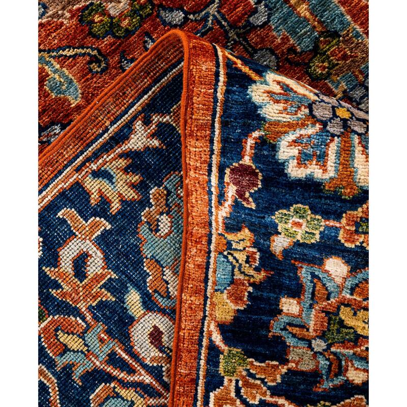 Serapi One-of-a-Kind Hand-Knotted Area Rug - Orange - 8' 3" x 9' 10"