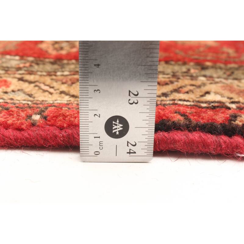 ECARPETGALLERY Hand-knotted Andelz Red Wool Rug - 3'5 x 6'0