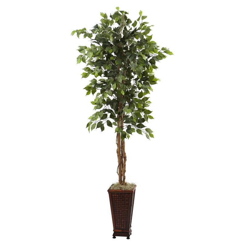 Artificial Schefflera Tree 4ft Real Touch Indoor Plant with Planter - Green - 60