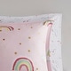 preview thumbnail 25 of 28, Intelligent Design Kids Mia Rainbow and Metallic Stars Comforter Set with Bed Sheets