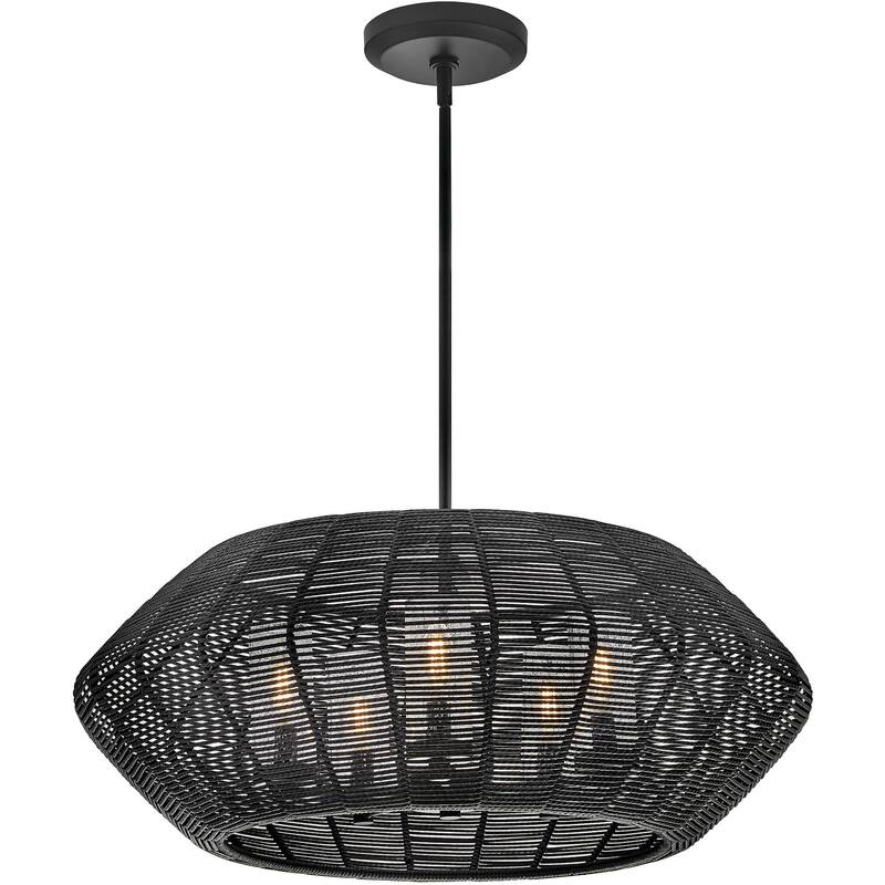 Hinkley Lighting 10385-LV Luca 5 Light 28" Wide LED Outdoor Pendant