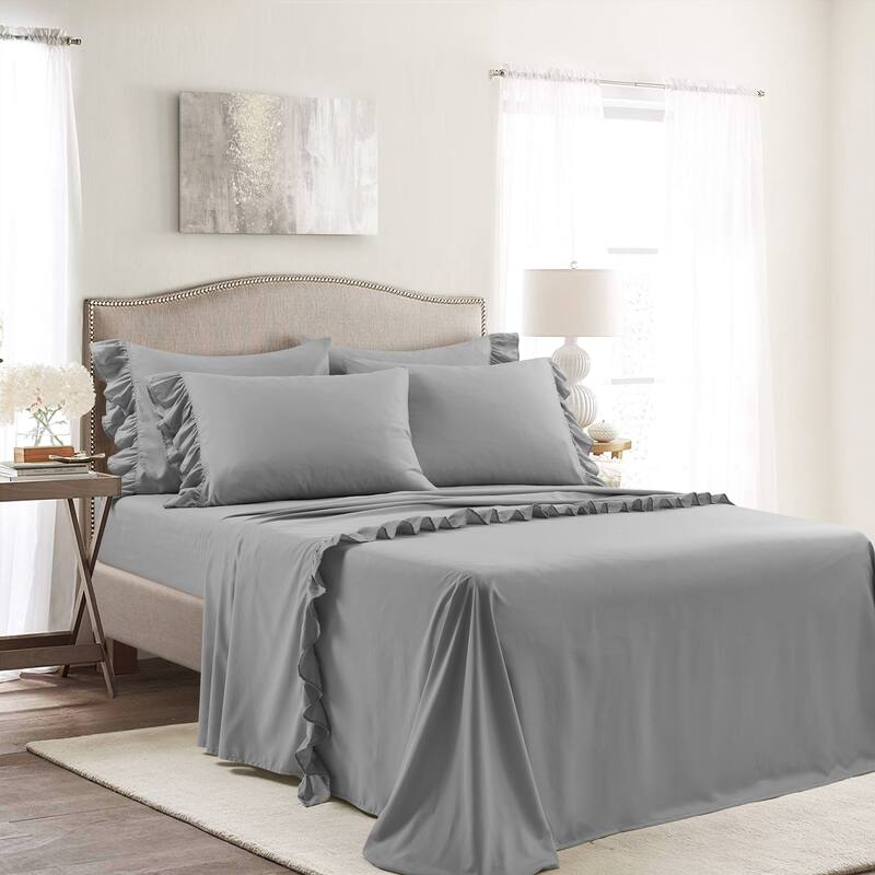 Lush Decor Reyna Ruffle Sheet Set