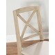 preview thumbnail 3 of 14, Linon Lesvos X Back Grey Wash Folding Side Dining Chair (Set of 2)