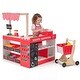 preview thumbnail 19 of 30, Costway Kids Grocery Store Playset Wooden Pretend Play Supermarket - See Details