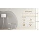 preview thumbnail 11 of 40, Modern Dining Chairs, PU Faux Leather High Back Upholstered Side Chair with C-shaped Tube Plating Metal Legs(Set of 4)