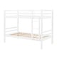 preview thumbnail 18 of 41, Twin over Twin Wooden Bunk Bed,High Guardrail,Ladder,Kids Teens,Dorm