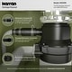 preview thumbnail 7 of 8, 1/3 HP Continuous Feed Garbage Disposal for Kitchen Sinks with Power Cord and Accessories Included - Black and Grey