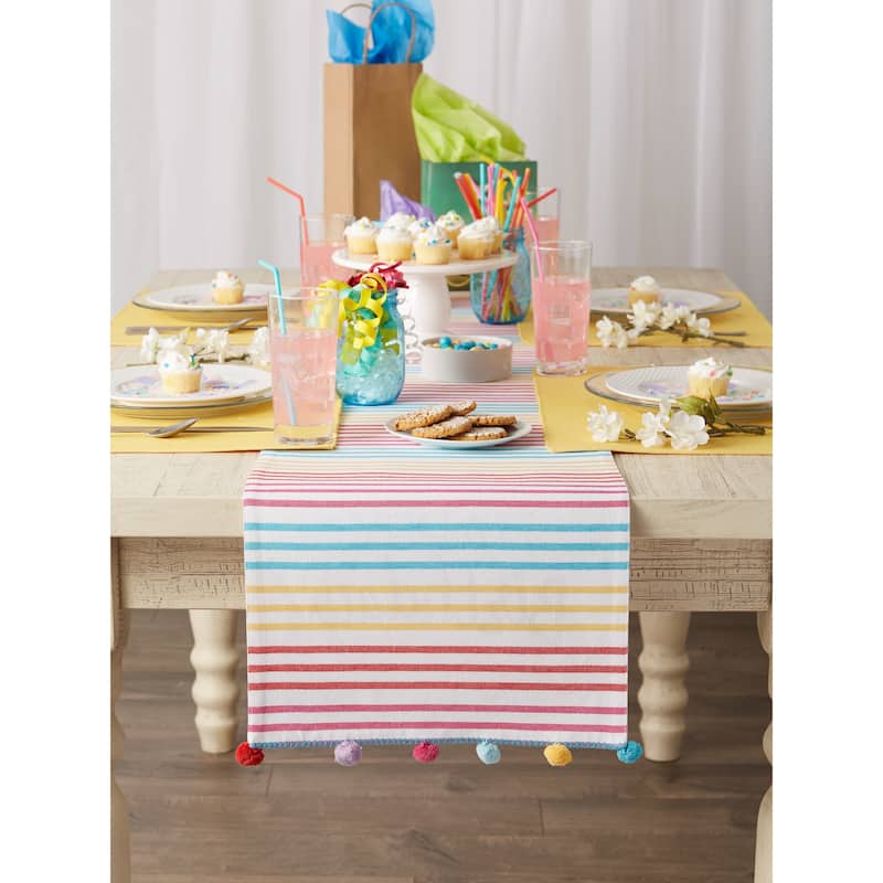Happy Birthday Embellished Table Runner