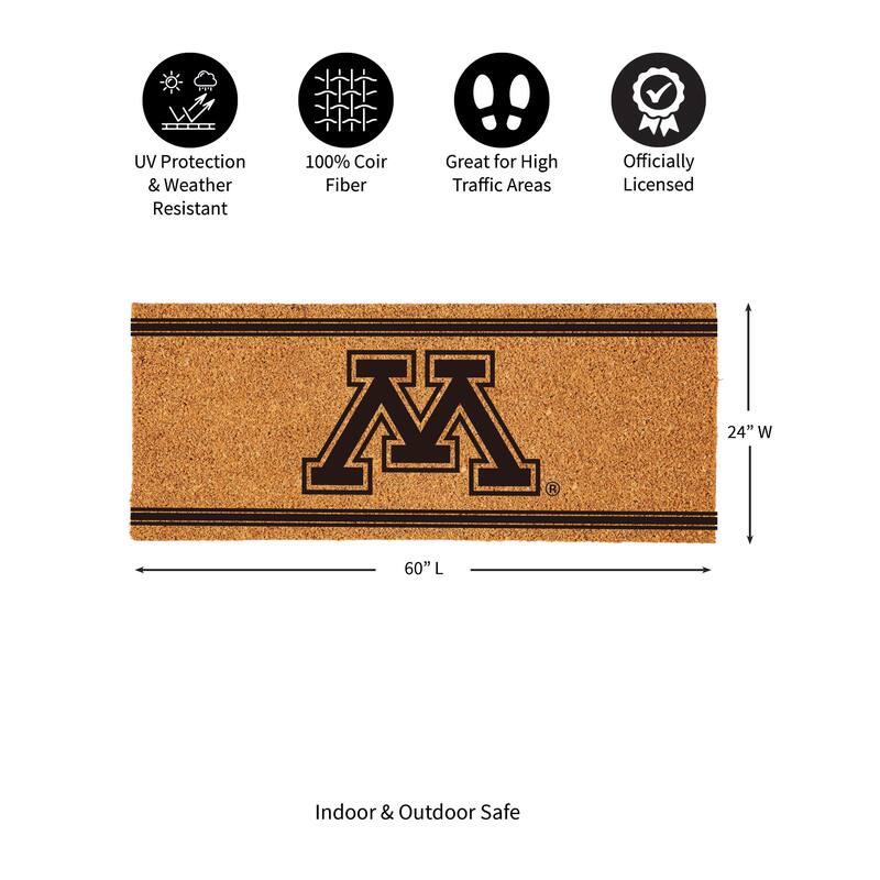 University of Minnesota Monochrome Indoor/Outdoor Coir Door Mat