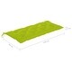 preview thumbnail 3 of 8, vidaXL Patio Bench with Cushion 47.2'' Bamboo - 47.2'' x 21.7'' x 23.6''
