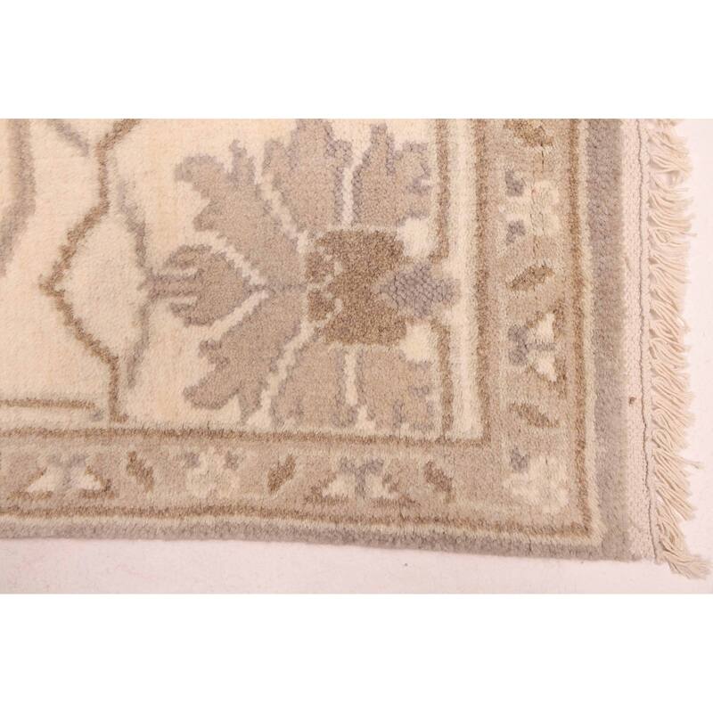 ECARPETGALLERY Hand-knotted Royal Oushak Grey Wool Rug - 7'11 x 9'10