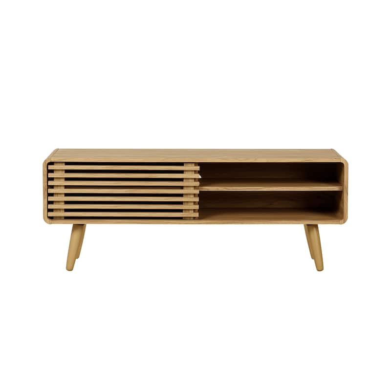NPD Furniture Wilson 46 Inch KD Slat Low TV Stand