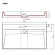 preview thumbnail 13 of 51, vidaXL Wash Basin Mineral Cast/Marble Cast White Washroom Sink Multi Sizes