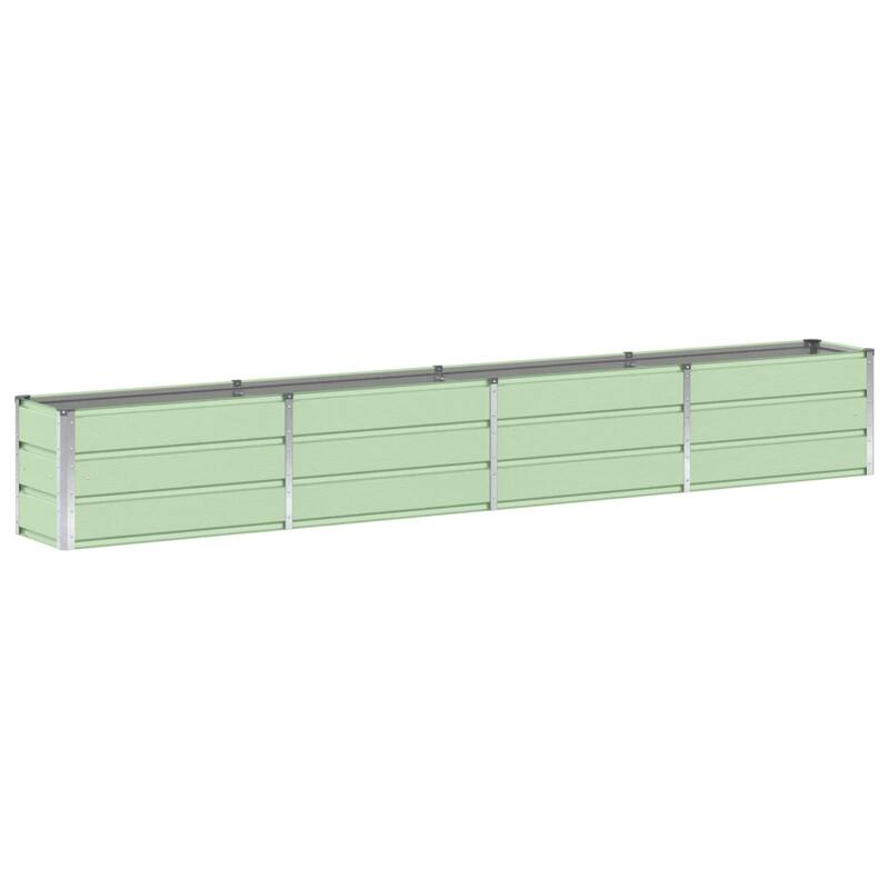 vidaXL Planter in Steel - 39.37 x 15.75 x 17.72"