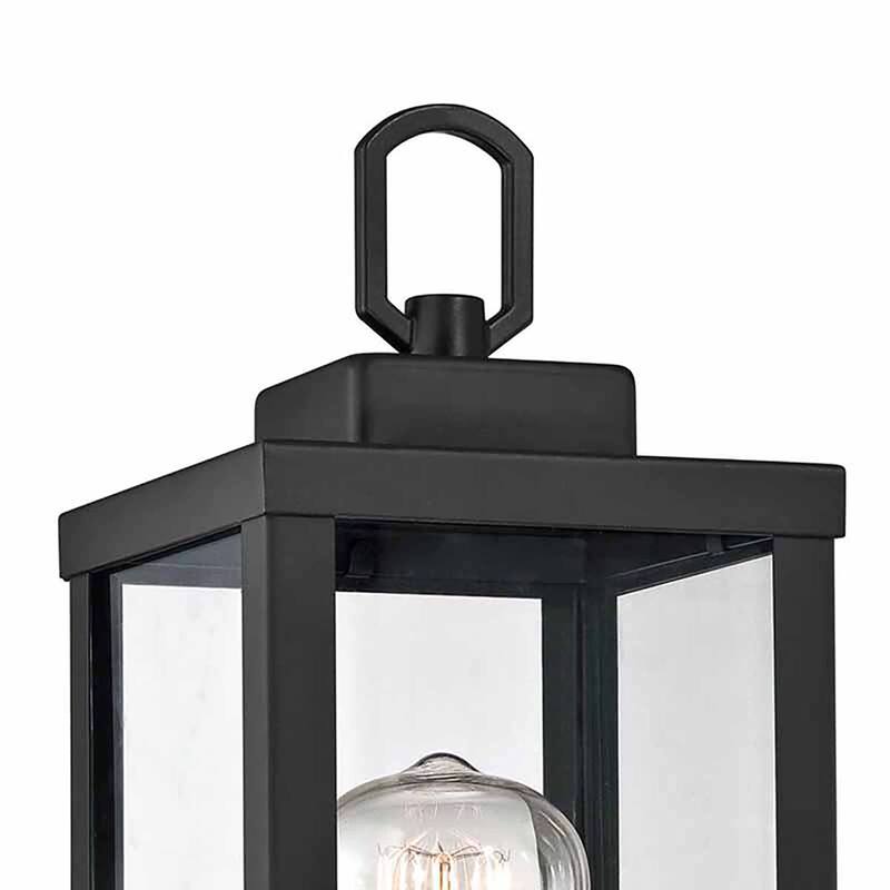 4-PACK 1-Light Outdoor Post Light Lamp - 5.12"x5.12"x16.5"