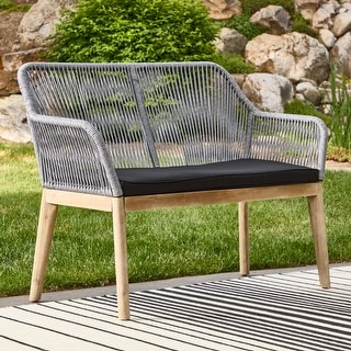 Outdoor rope loveseat clearance