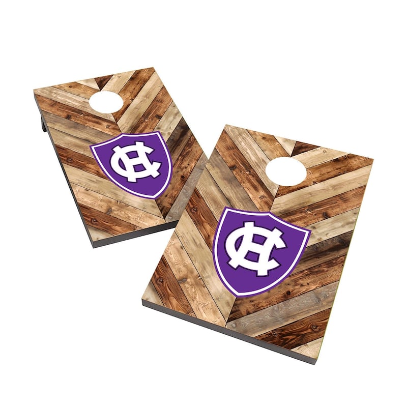 Holy Cross Crusaders 2x4 Cornhole Boards - Include Case & Lights