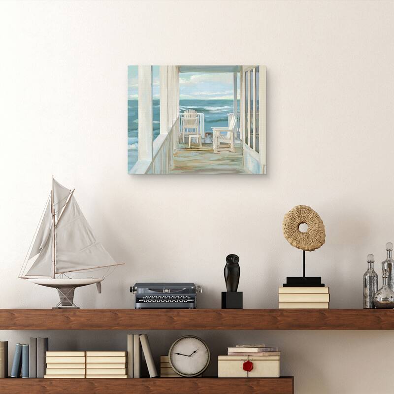 Oceanfront by Studio Arts Canvas Art Print