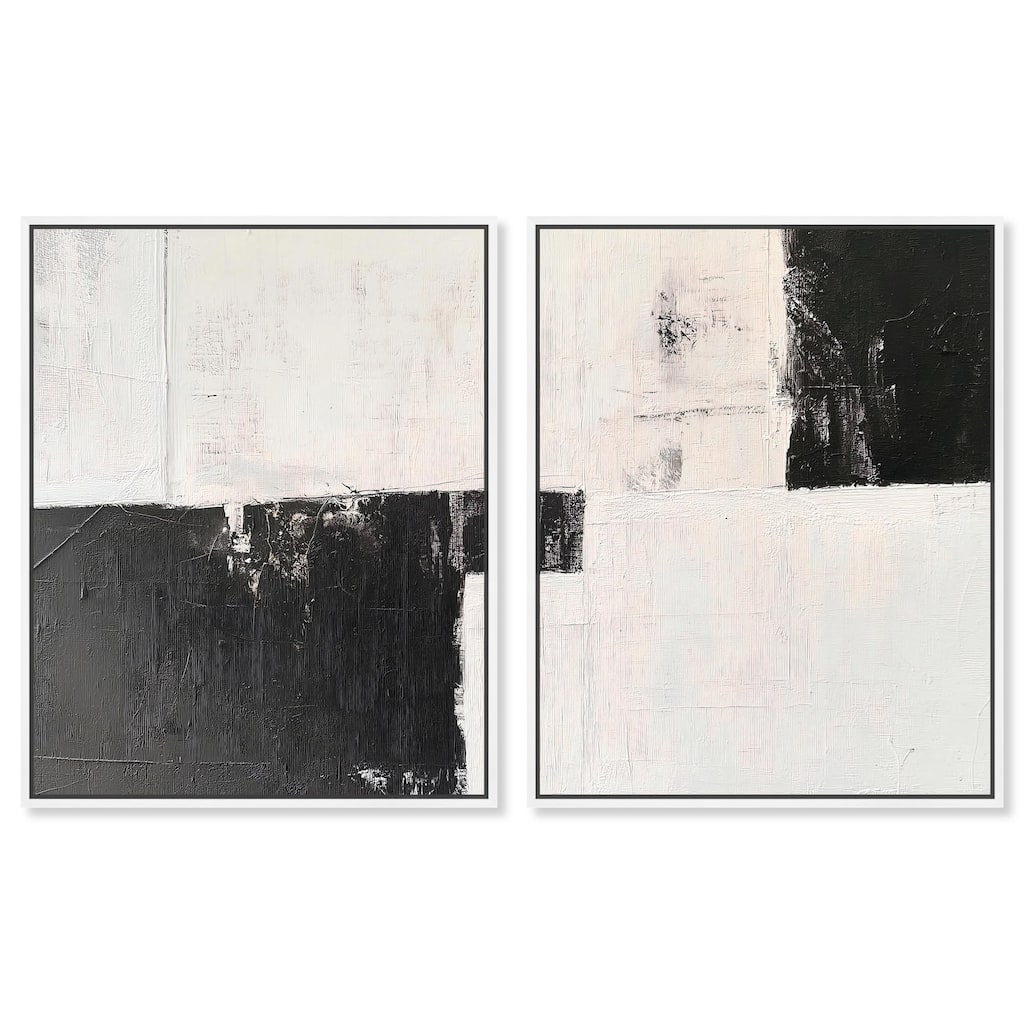 Shattered Symmetry II Canvas Set of 2 by Art Remedy