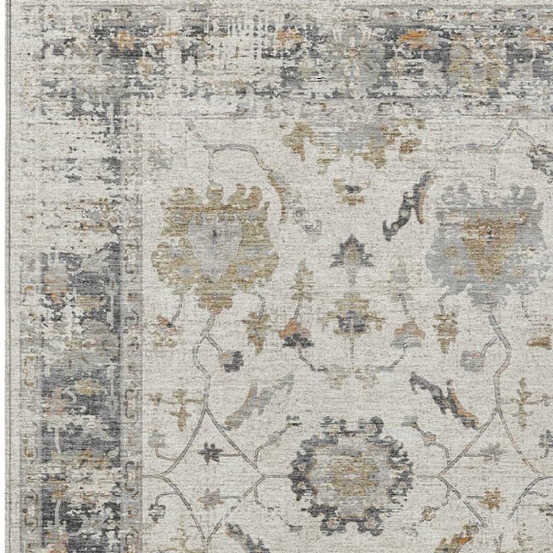 HomeRoots Floral Traditional Rectangle Outdoor Rug