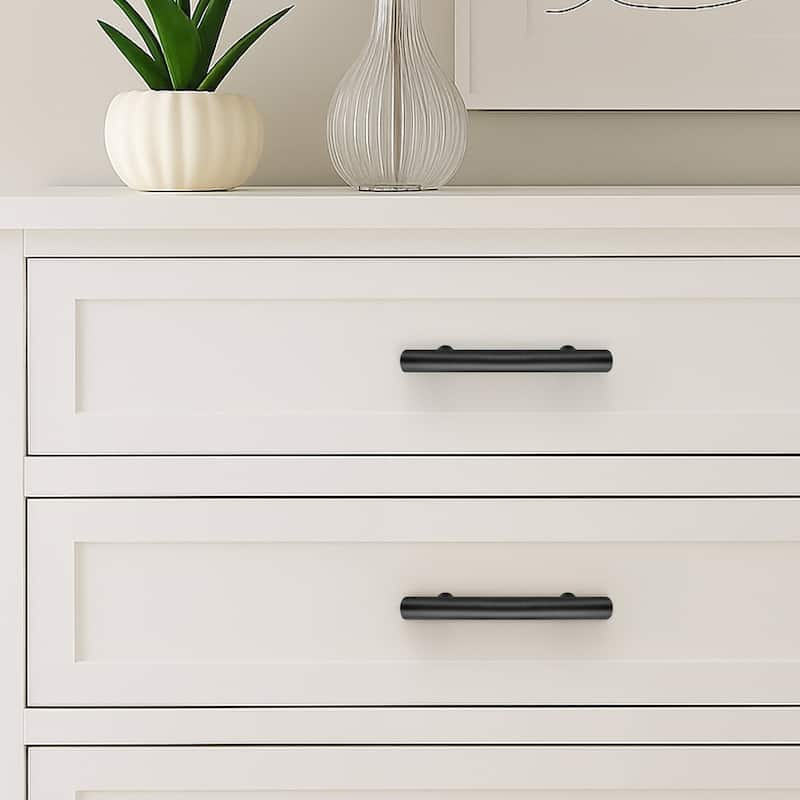 Cabinet Handle Pull - 5 Inch, Modern T-Bar Design, 3 Inch Hole Center