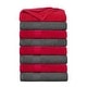 preview thumbnail 7 of 28, Luxurious Cotton 600 GSM Highly Absorbent Bath Towels by Ample Decor - Pack of 8