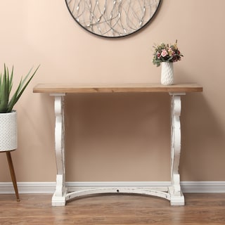 Wood Rustic Vintage Console and Entry Table