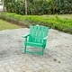 preview thumbnail 109 of 172, Shoreline Fully Assembled All-Weather HDPE Outdoor Folding Modern Adirondack Chair