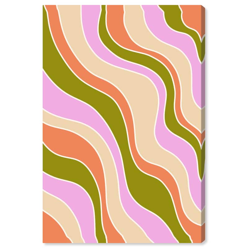 Wynwood Studio Canvas Abstract Skating Rink Vision Green and Army Green Wall Art Canvas Print - 30 x 20