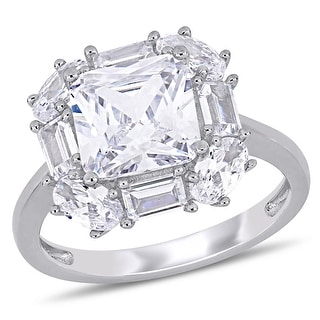Sterling Silver 15th Birthday Quinceanera Ring – Cubic Zirconia Number 15 Ring With Side Stones – Gift For Her