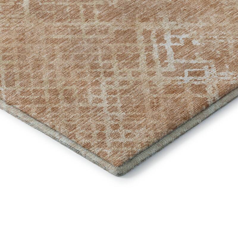Premium Washable Super Soft Modern Trellis Mayfield Rug