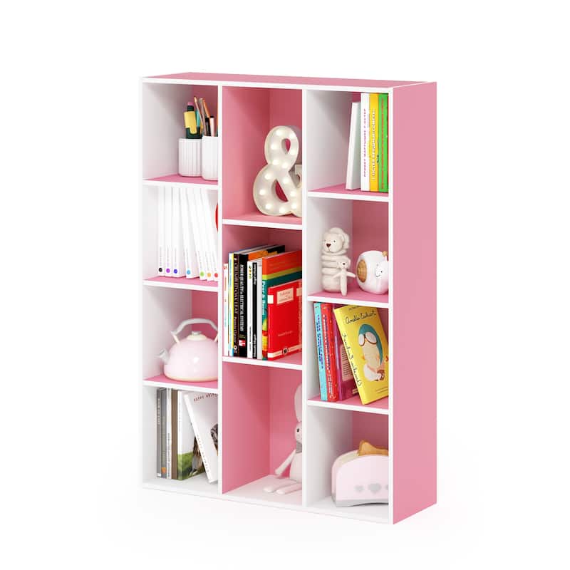 Furinno 11-Cube Reversible Open Shelf Bookcase
