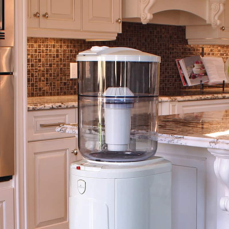 Vitapur Water Filtration System for Top-Load Water Dispensers - White