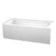Option White, Brushed Nickel Trim