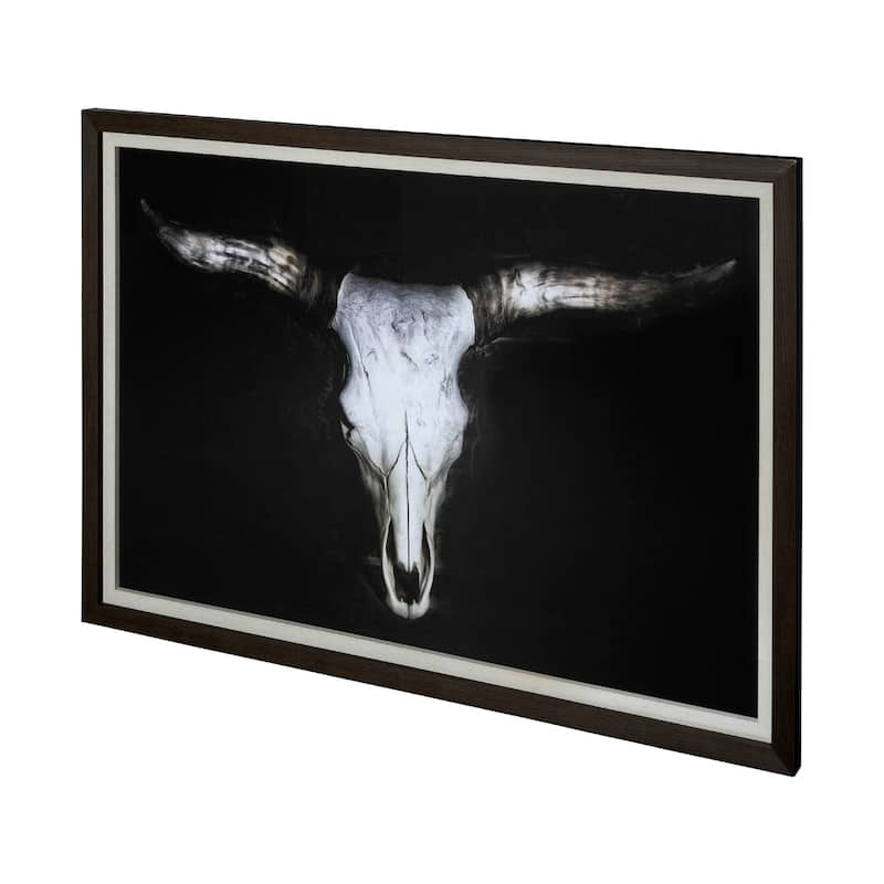 Cow Skull Framed Art Print