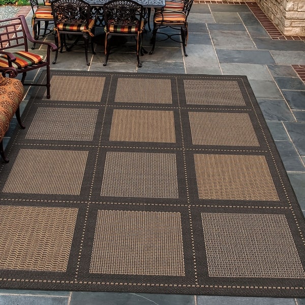 slide 2 of 39, Dream Decor Rugs Pergola Checkers Indoor Outdoor Area Rug