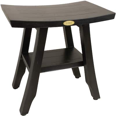CoastalVogue Satori 18in Wide ShowerBench in a Gray Finish