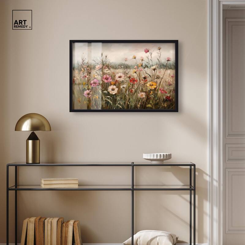 Vintage Blooms I Shadowbox by Art Remedy