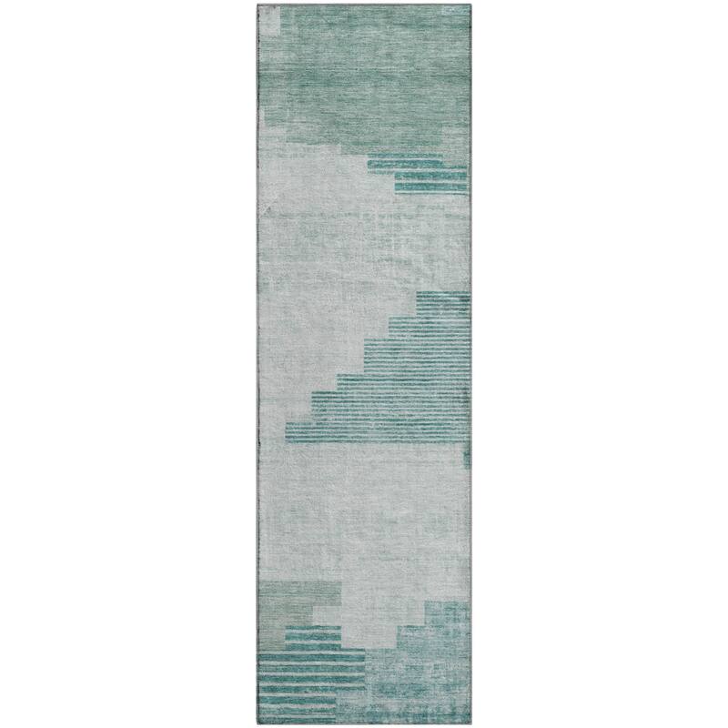 Premium Washable Super Soft Geo Global Mayfield Rug