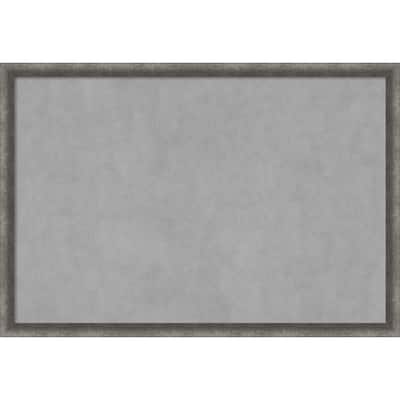 Amanti Art Burnished Concrete Narrow Framed Magnetic Board