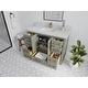 preview thumbnail 3 of 161, Willow Collection 48 in W x 22 in D x 36 in H Boston Single Bowl Sink Bathroom Vanity with Countertop
