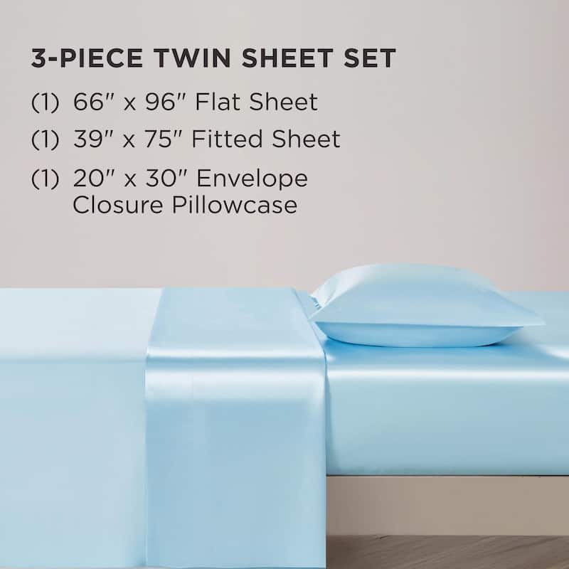 Juicy Couture Silky Satin Sheet Set