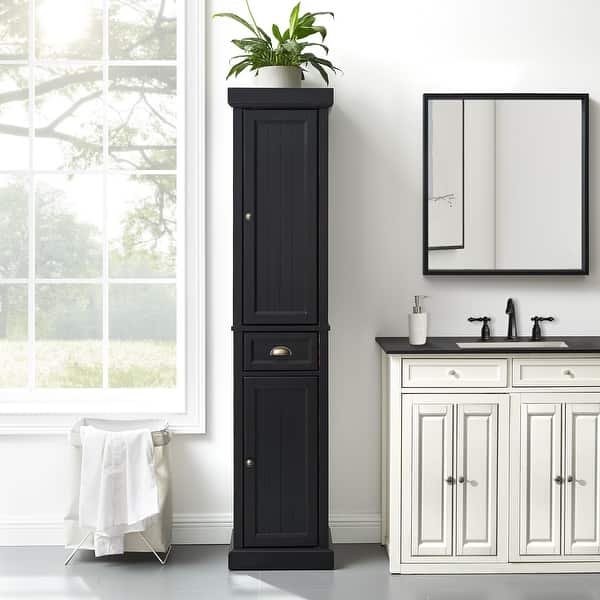Bathroom Floor Storage Cabinet, Solid Wood Floor Cabinet, Farmhouse Bathroom  Cabinet, Small Space Cabinet, Storage Cabinet, Narrow Cabinet 
