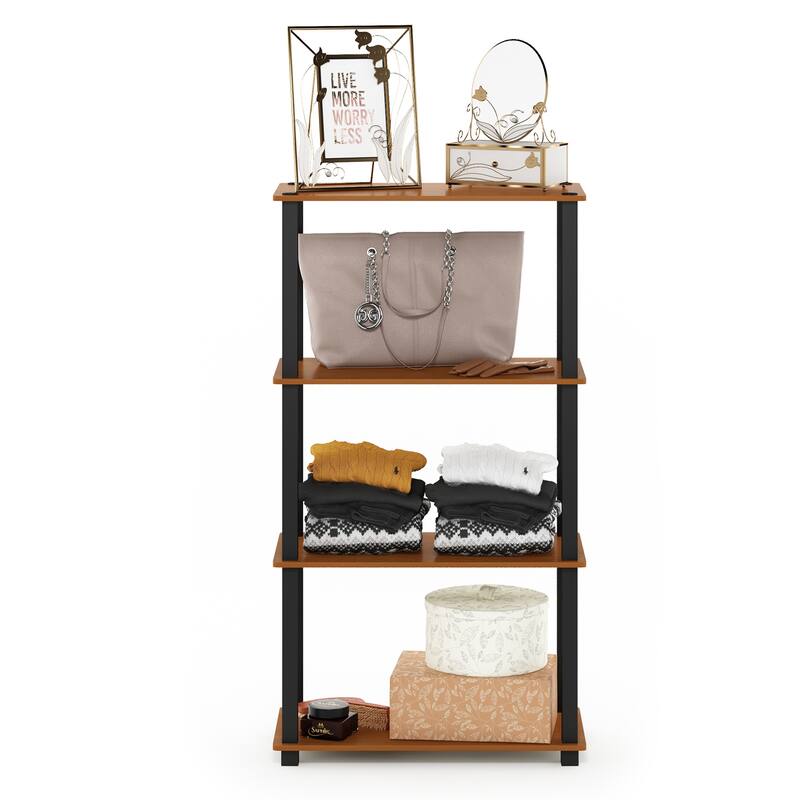 Furinno Turn-S-tube 4-tier Multipurpose Bookshelf