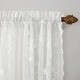 preview thumbnail 8 of 19, No. 918 Alison Floral Lace Sheer Rod Pocket Curtain Panel, Single Panel